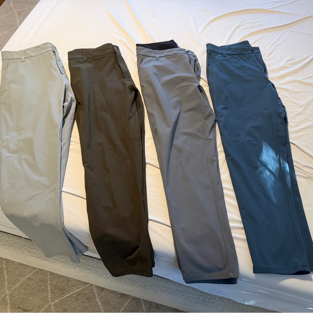 Set of 4 Lululemon Commission Pant Warpstreme